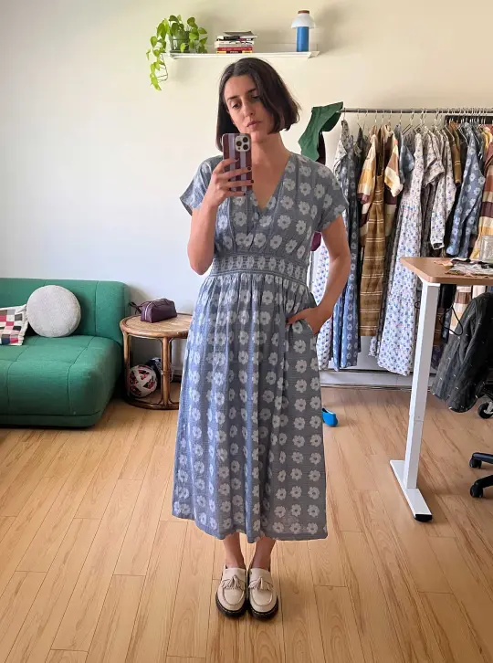 sample sale | faye dress sunprint | XS