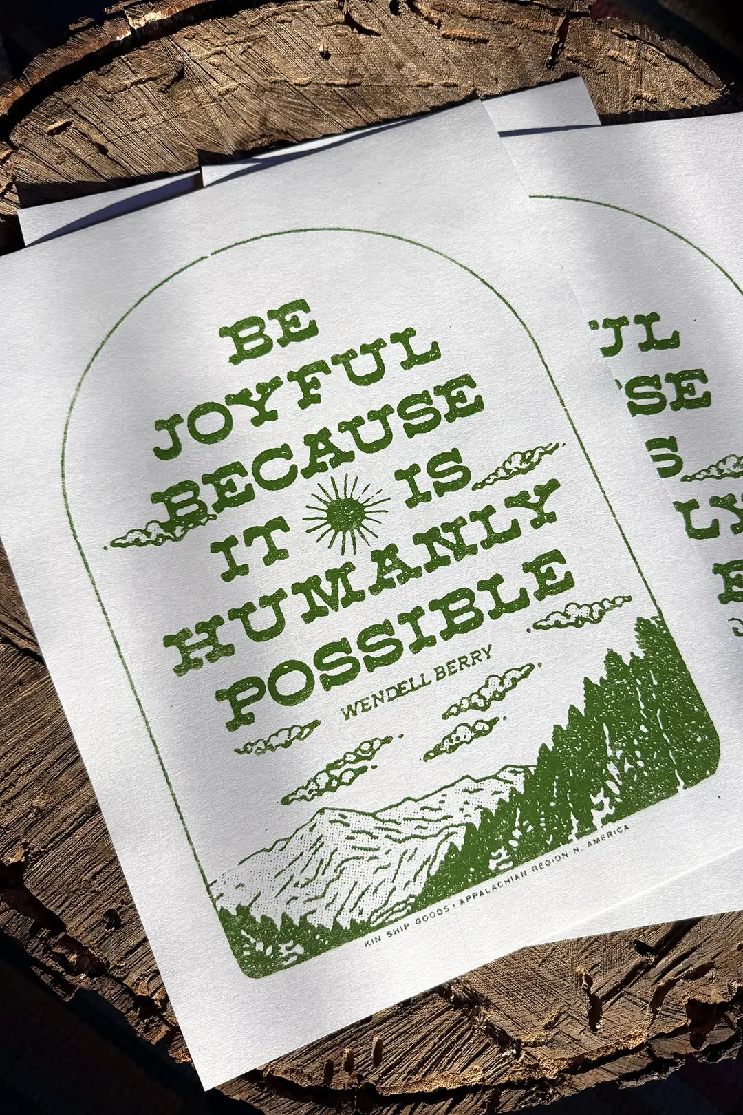 Joyful Silkscreen Print