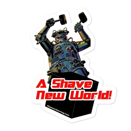 Hammering Robot Vinyl Sticker | Available in 3 sizes!