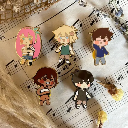 Omori Real World Pins
