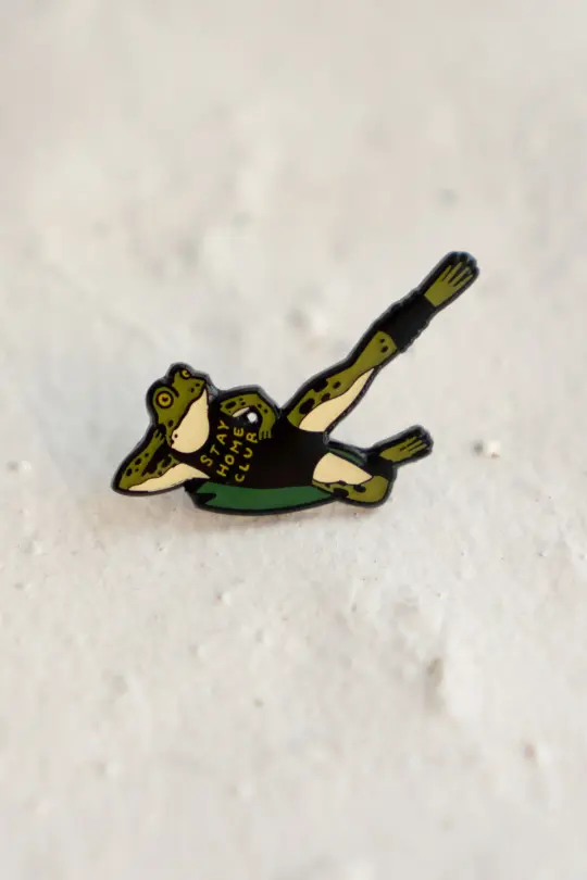 Froggy Workout Pin