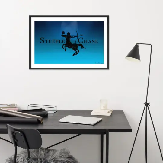 Steeplechase Sport 2022 Framed Print | Available in multiple sizes!