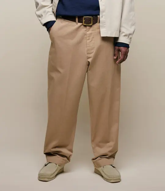 1920s Cotton Twill Worker Chino