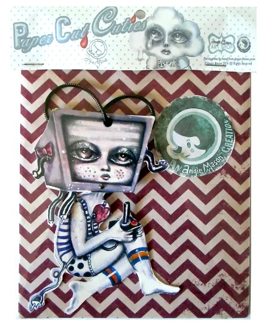 Game Over - Papercut Cutie Art Doll