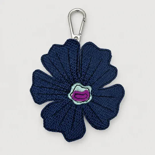 the leather poppy bag charm 57-of-70