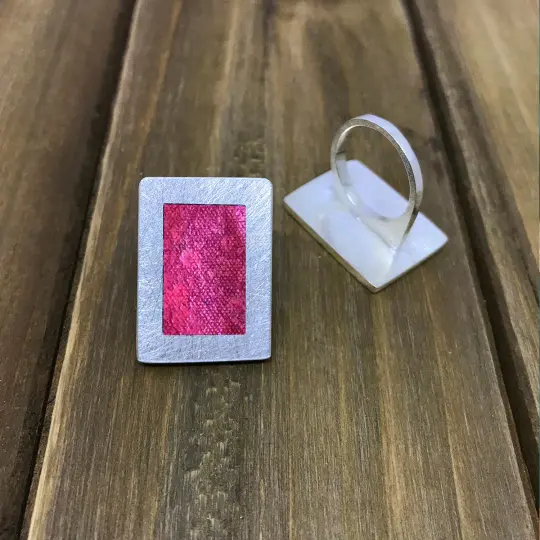 Painted Frame Rings