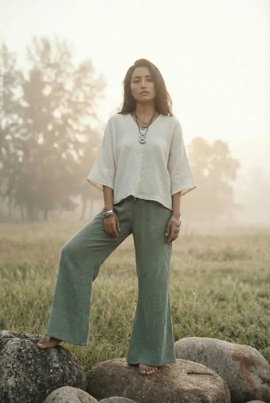 Malia Pants Sage Grey
