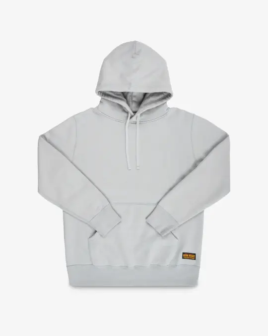 14oz Ultra Heavyweight Loopwheel Cotton Hoodie - Grey