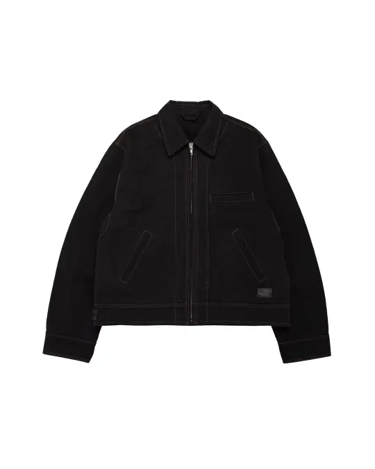 Stüssy Work Jacket Collared Black