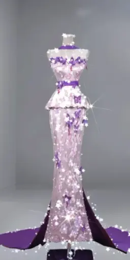 Light Purple Strapless Prom Dress with Classic Elegance and a Fitted, Slim-Fit Waist R6508