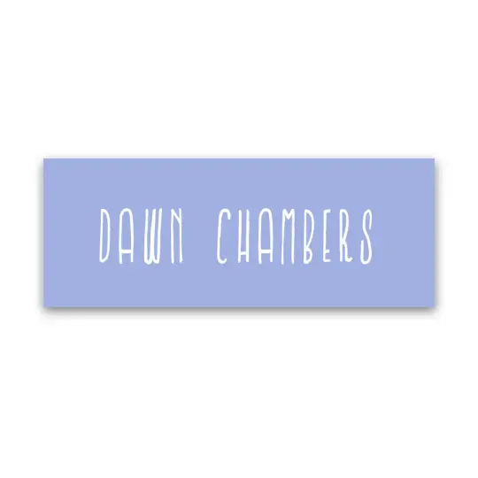 Girl's Simple Vinyl Sticker Label