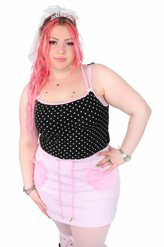 Sera Angel Wing Cami - Black