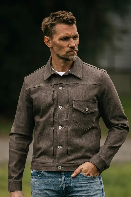 The Blade - Brown Raw 10.5oz Selvedge