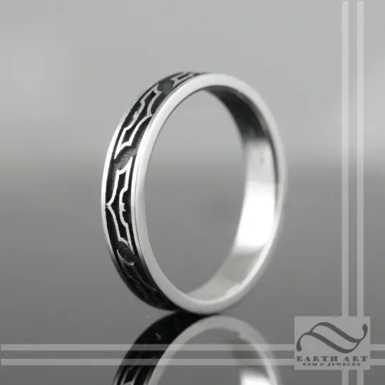 Own your Fear - Bat ring - Thinner Version - Sterling Silver