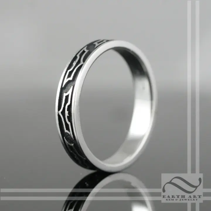 Own your Fear - Bat ring - Thinner Version - Sterling Silver