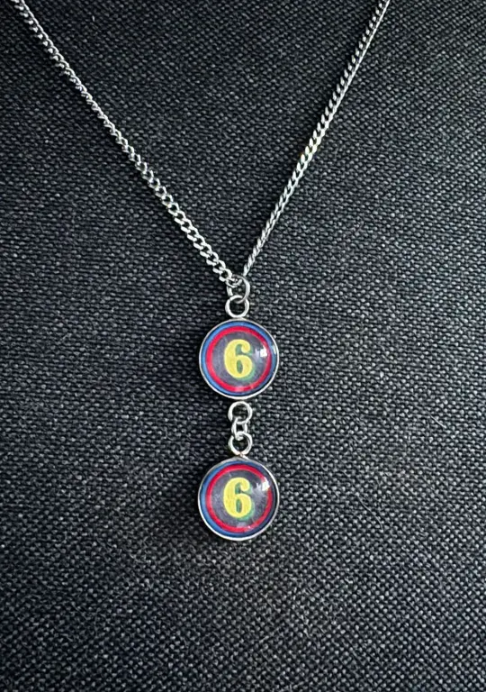 66 Drumhead Inspired Necklace