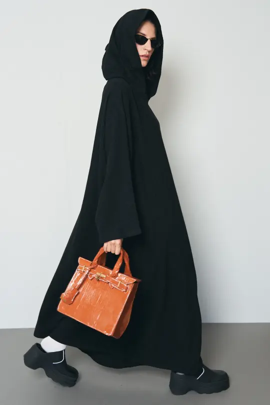 Death Cloak Thick Linen Black
