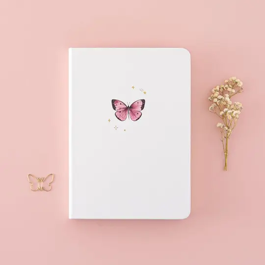 Tsuki Cloud White ‘Flutter + Dream’ Limited Edition Bullet Journal by Notebook Therapy x Pelinkan ☾