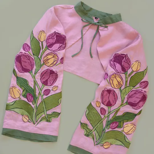[LINEN BOLERO] Tulip Bouquet