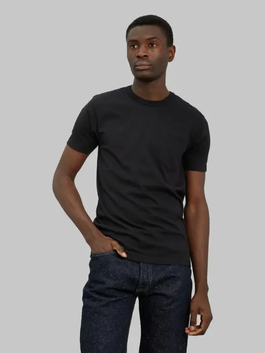 UES Ramayana Crew-Neck Pocket T-Shirt Black
