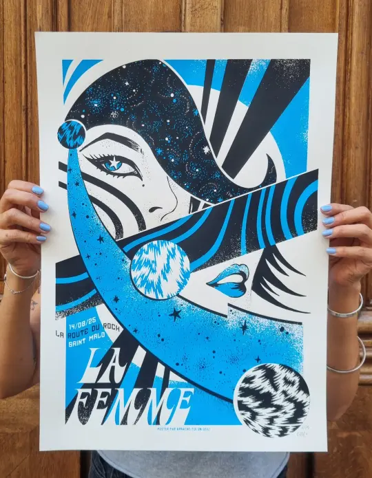 La FEMME (La Route du rock 2025) gigposter