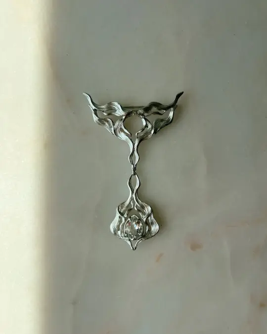 Joan Wept! Pt II // Silver Brooch
