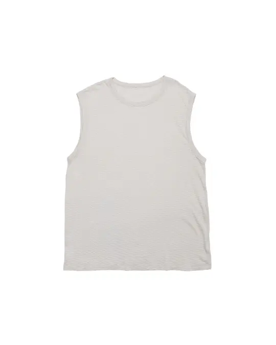 Lady White Co. Gauze Sleeveless T-Shirt Solar Grey