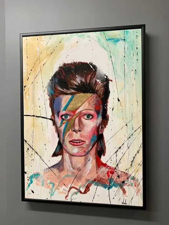 Golden Aladdin Sane (Premium Framed Prints)
