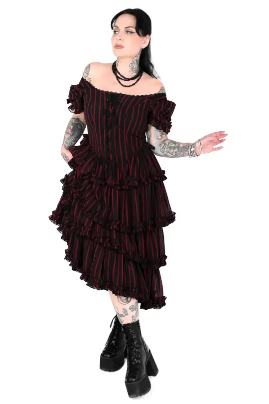Henrietta Striped Gown