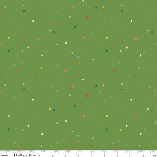Green Hexi Dots from Autumn Afternoon