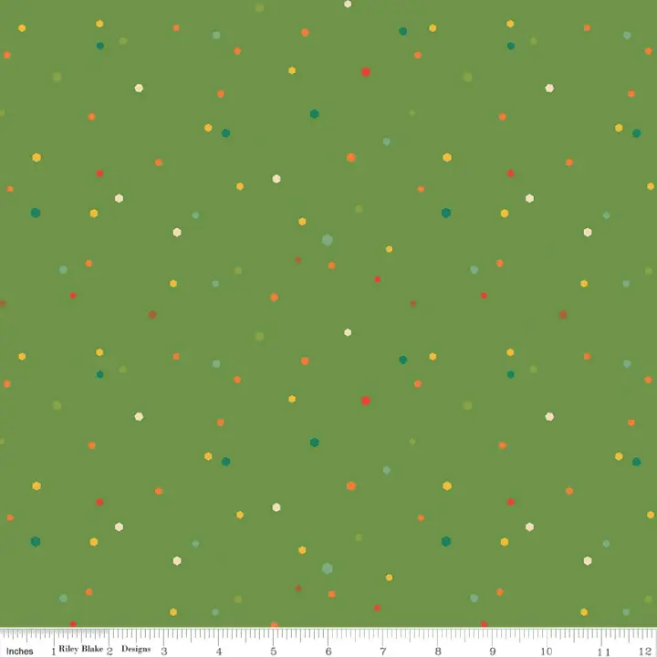 Green Hexi Dots from Autumn Afternoon