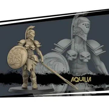 tabletop rpg miniature gladiator aquilia