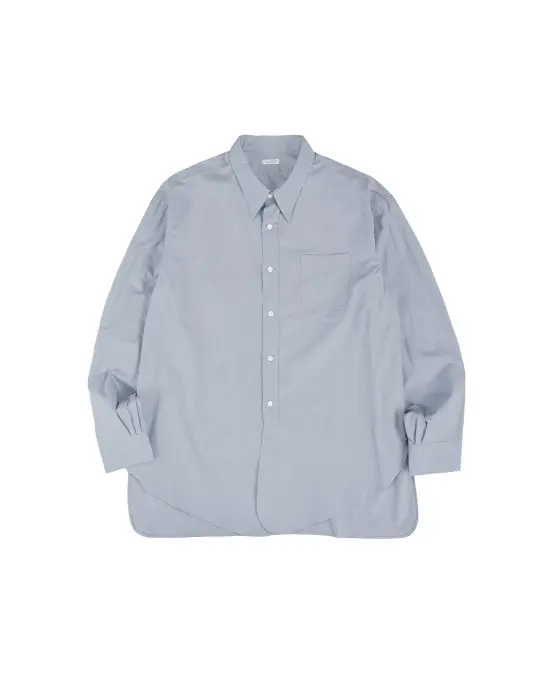Phigvel Classic Long Dress Shirt Old Sax