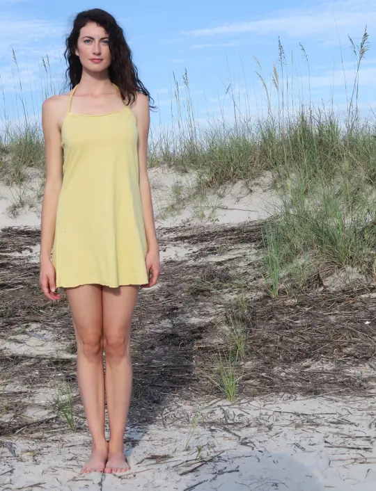 Drawstring Halter Simplicity Tunic