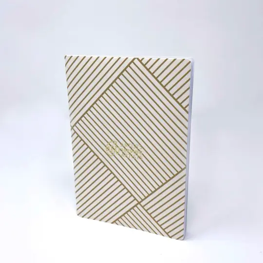 White & Gold Notebook