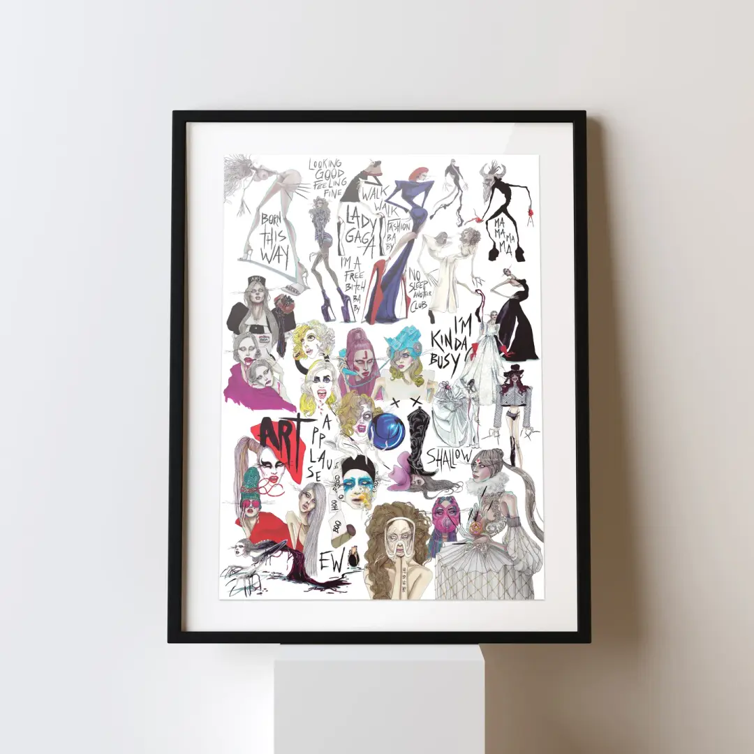 TEN YEARS OF GAGA – Print