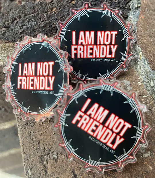 Acrylic pins (2 choices)