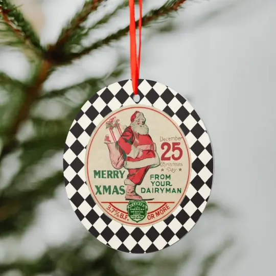 944. Aluminum Round Hanging Ornament