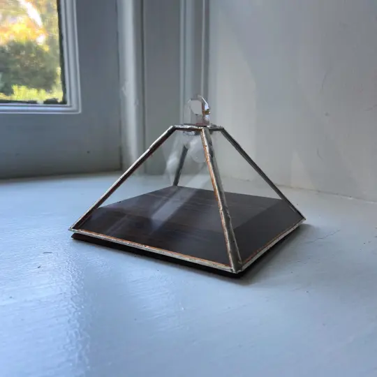 Crystal Topper Pyramid Box, no.4