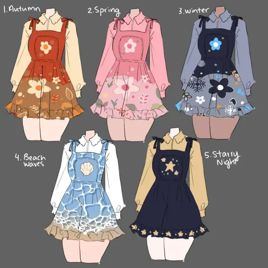 (Interest Check) Flowy Overall Rompers (In Development)