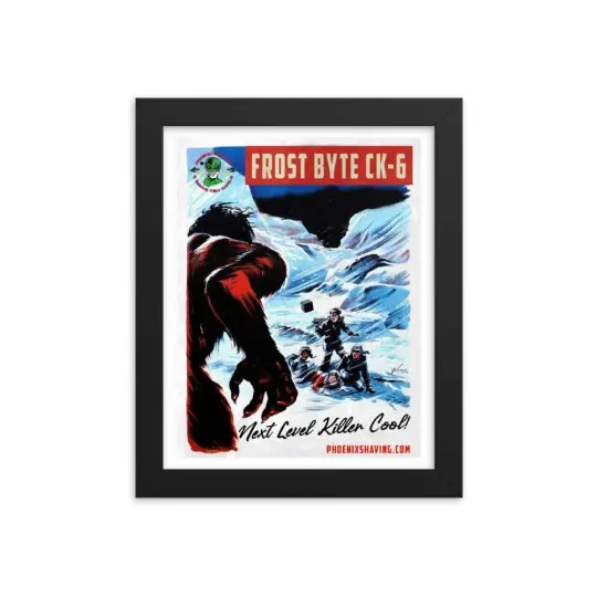 Frost Byte Killer Cool Framed Print | Available in 3 Sizes!