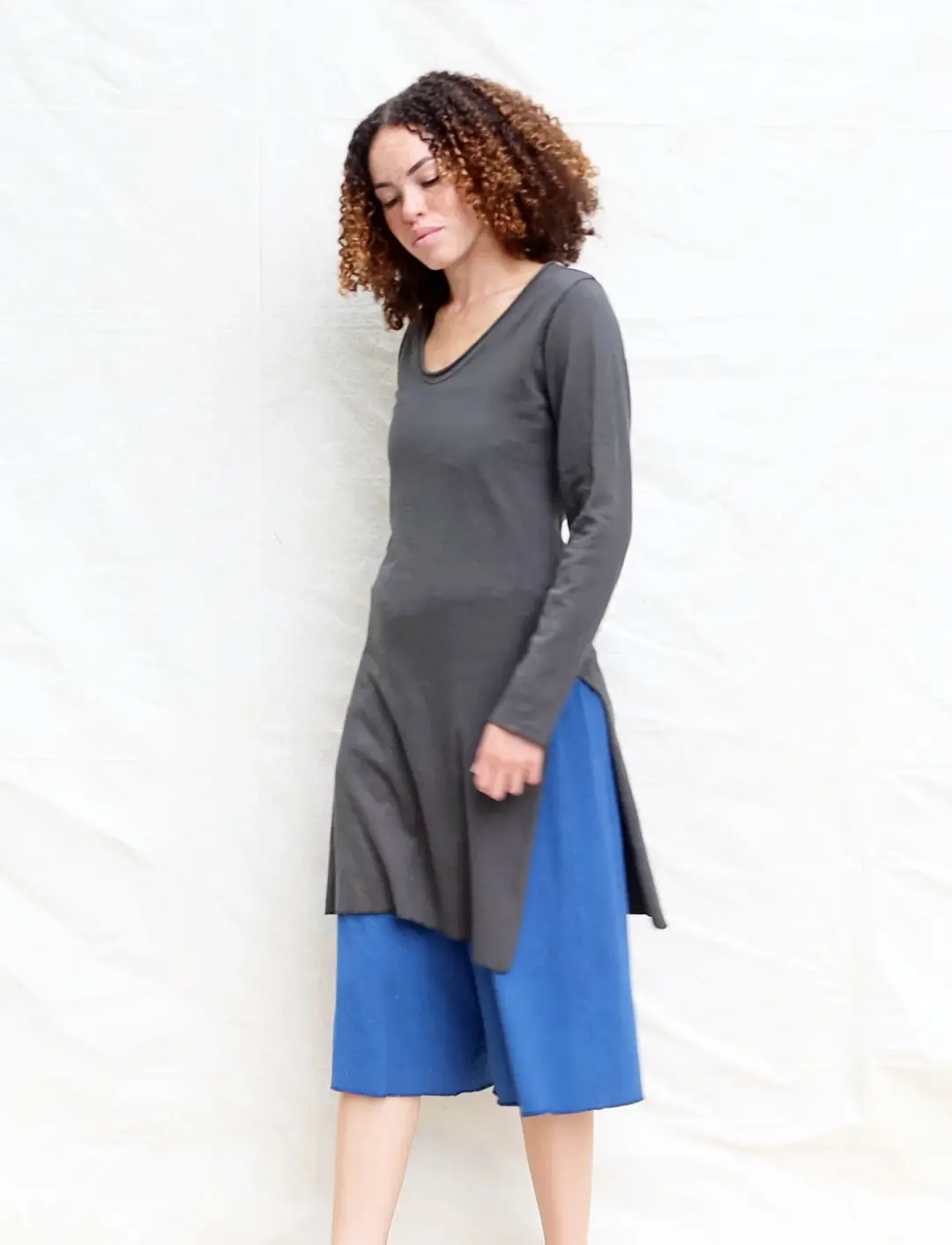 Crescent Kameez Pencil Short Dress