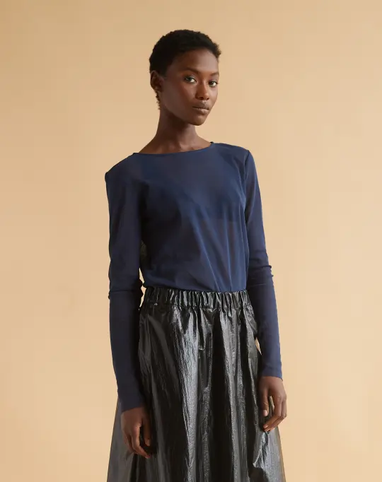 Denman mesh top
