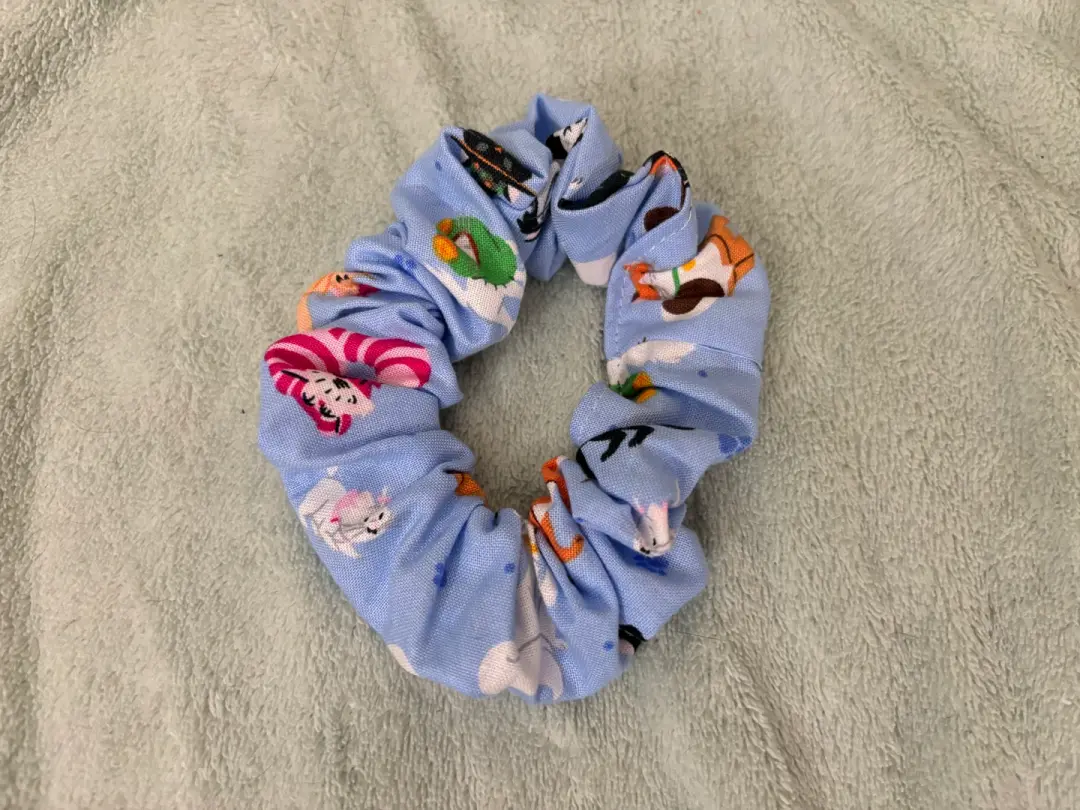 Cartoon Cat Scrunchie