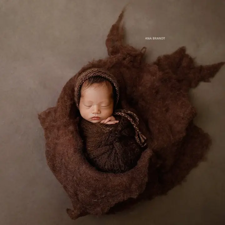 Thick Wool Felted Layer - Chocolate Brown