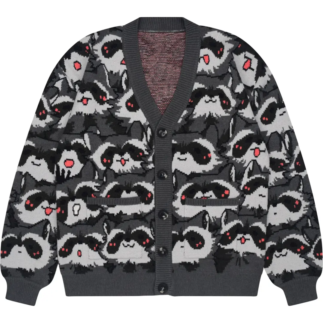 Nice Racc-oon Cardigan