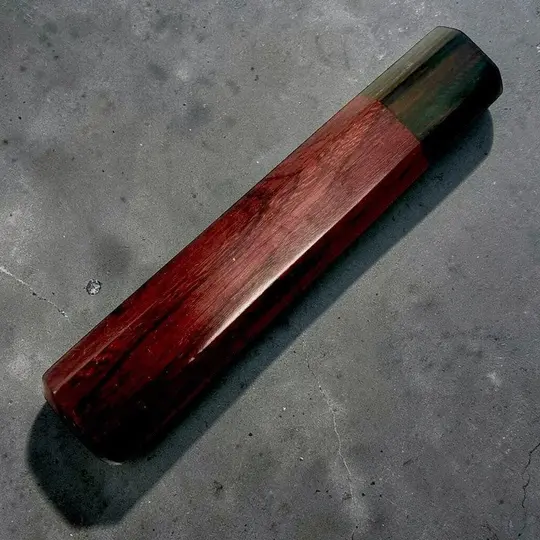 Tokushu Knife Rosewood Wa Handle with Ebony Ferrule