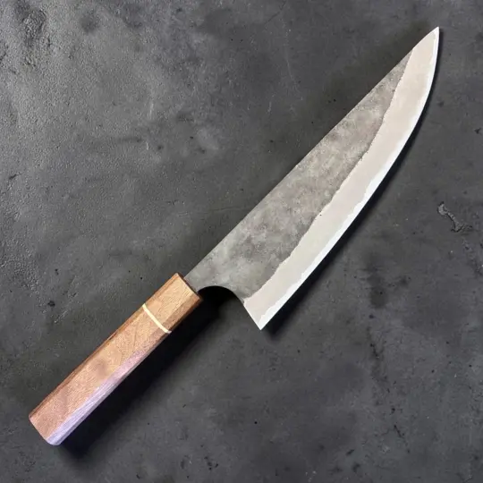 Imai AS Kurouchi USA Gyuto 220mm with Sanjo Walnut Handle