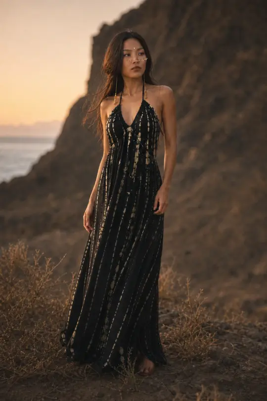 Nilin Dress Black