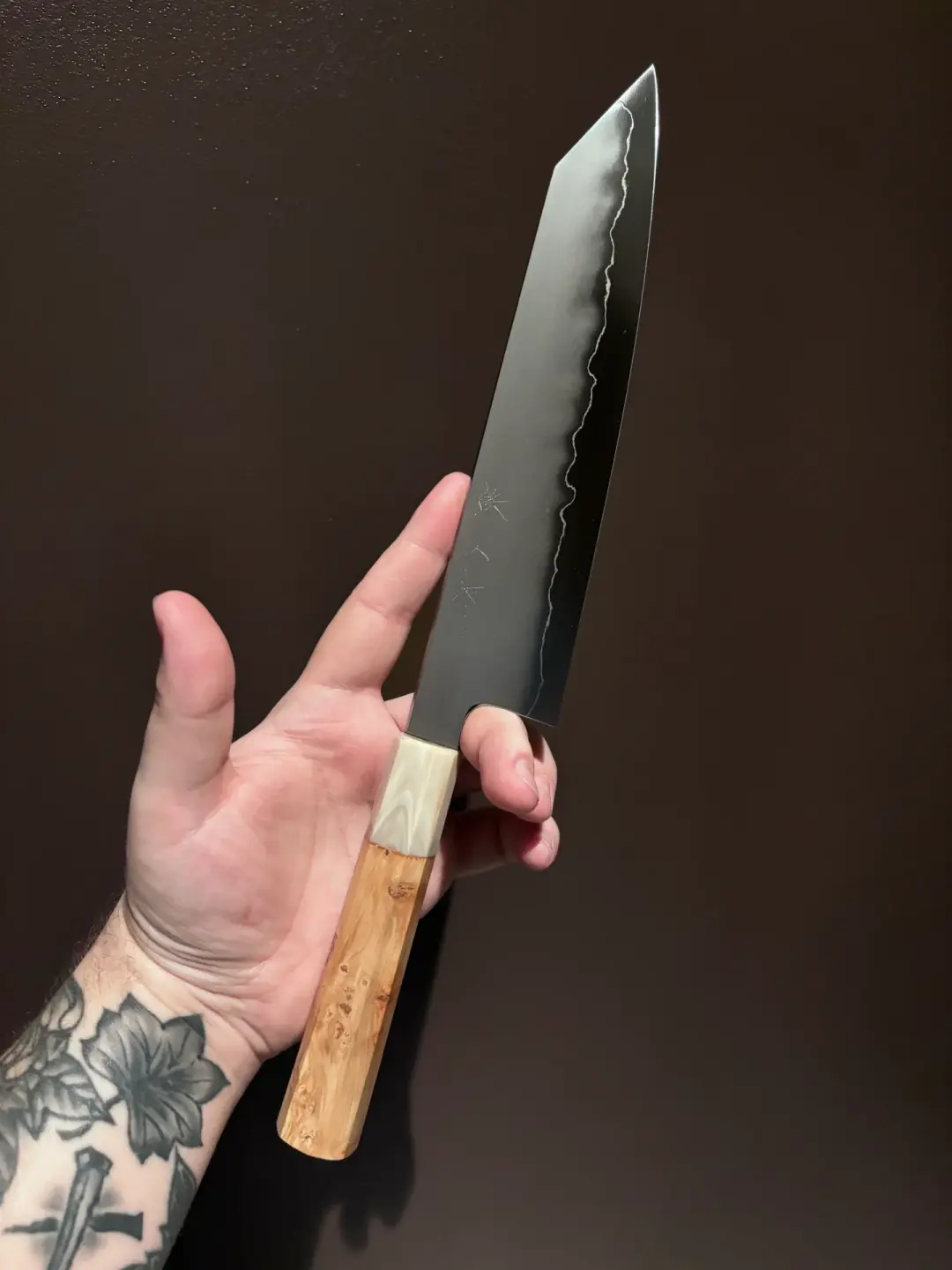 Tetsujin Kasumi Silver #3 Kiritsuke Gyuto 210mm Custom